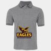 JB's  BIRDS EYE POLO   CHARCOAL - S Thumbnail