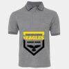 JB's  BIRDS EYE POLO   CHARCOAL - S Thumbnail