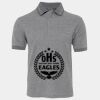 JB's  BIRDS EYE POLO   CHARCOAL - S Thumbnail