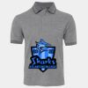 JB's  BIRDS EYE POLO   CHARCOAL - S Thumbnail