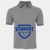 JB's  BIRDS EYE POLO   CHARCOAL - S Thumbnail