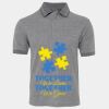 JB's  BIRDS EYE POLO   CHARCOAL - S Thumbnail