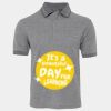 JB's  BIRDS EYE POLO   CHARCOAL - S Thumbnail