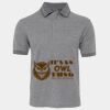 JB's  BIRDS EYE POLO   CHARCOAL - S Thumbnail