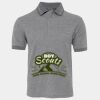 JB's  BIRDS EYE POLO   CHARCOAL - S Thumbnail