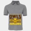 JB's  BIRDS EYE POLO   CHARCOAL - S Thumbnail