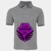 JB's  BIRDS EYE POLO   CHARCOAL - S Thumbnail