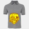 JB's  BIRDS EYE POLO   CHARCOAL - S Thumbnail