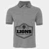 JB's  BIRDS EYE POLO   CHARCOAL - S Thumbnail