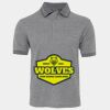 JB's  BIRDS EYE POLO   CHARCOAL - S Thumbnail