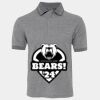 JB's  BIRDS EYE POLO   CHARCOAL - S Thumbnail
