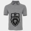 JB's  BIRDS EYE POLO   CHARCOAL - S Thumbnail