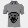 JB's  BIRDS EYE POLO   CHARCOAL - S Thumbnail