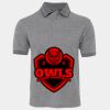 JB's  BIRDS EYE POLO   CHARCOAL - S Thumbnail