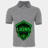 JB's  BIRDS EYE POLO   CHARCOAL - S Thumbnail