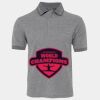 JB's  BIRDS EYE POLO   CHARCOAL - S Thumbnail