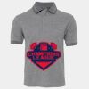 JB's  BIRDS EYE POLO   CHARCOAL - S Thumbnail