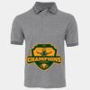 JB's  BIRDS EYE POLO   CHARCOAL - S Thumbnail