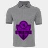 JB's  BIRDS EYE POLO   CHARCOAL - S Thumbnail