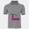 JB's  BIRDS EYE POLO   CHARCOAL - S Thumbnail