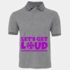JB's  BIRDS EYE POLO   CHARCOAL - S Thumbnail