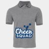 JB's  BIRDS EYE POLO   CHARCOAL - S Thumbnail