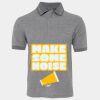 JB's  BIRDS EYE POLO   CHARCOAL - S Thumbnail
