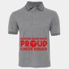 JB's  BIRDS EYE POLO   CHARCOAL - S Thumbnail