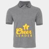 JB's  BIRDS EYE POLO   CHARCOAL - S Thumbnail