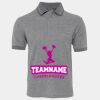 JB's  BIRDS EYE POLO   CHARCOAL - S Thumbnail