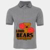 JB's  BIRDS EYE POLO   CHARCOAL - S Thumbnail