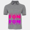 JB's  BIRDS EYE POLO   CHARCOAL - S Thumbnail