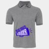 JB's  BIRDS EYE POLO   CHARCOAL - S Thumbnail