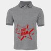 JB's  BIRDS EYE POLO   CHARCOAL - S Thumbnail