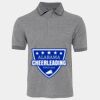 JB's  BIRDS EYE POLO   CHARCOAL - S Thumbnail