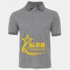 JB's  BIRDS EYE POLO   CHARCOAL - S Thumbnail