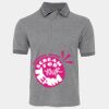 JB's  BIRDS EYE POLO   CHARCOAL - S Thumbnail
