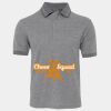 JB's  BIRDS EYE POLO   CHARCOAL - S Thumbnail