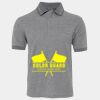 JB's  BIRDS EYE POLO   CHARCOAL - S Thumbnail