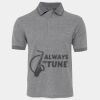 JB's  BIRDS EYE POLO   CHARCOAL - S Thumbnail