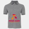 JB's  BIRDS EYE POLO   CHARCOAL - S Thumbnail