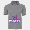 JB's  BIRDS EYE POLO   CHARCOAL - S Thumbnail