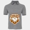 JB's  BIRDS EYE POLO   CHARCOAL - S Thumbnail