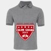 JB's  BIRDS EYE POLO   CHARCOAL - S Thumbnail