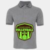 JB's  BIRDS EYE POLO   CHARCOAL - S Thumbnail