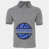 JB's  BIRDS EYE POLO   CHARCOAL - S Thumbnail
