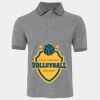 JB's  BIRDS EYE POLO   CHARCOAL - S Thumbnail