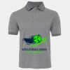 JB's  BIRDS EYE POLO   CHARCOAL - S Thumbnail