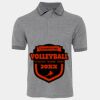 JB's  BIRDS EYE POLO   CHARCOAL - S Thumbnail