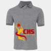JB's  BIRDS EYE POLO   CHARCOAL - S Thumbnail
